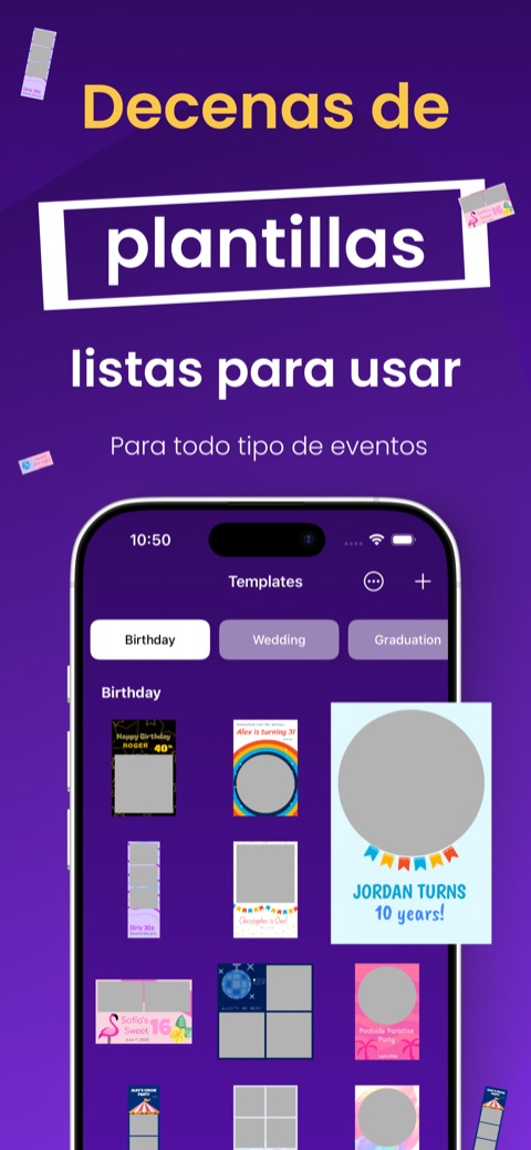 Imprime tiras de fotos por AirPrint o comparte por correo, iMessage y WhatsApp desde Photo Booth Studio